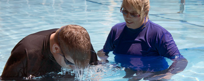 Disability swimming